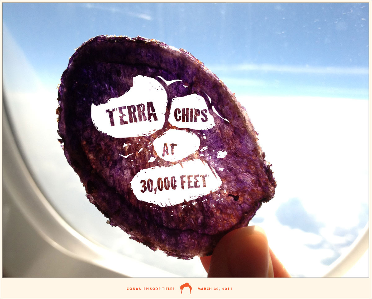 Terra Chips at 30,000 feet